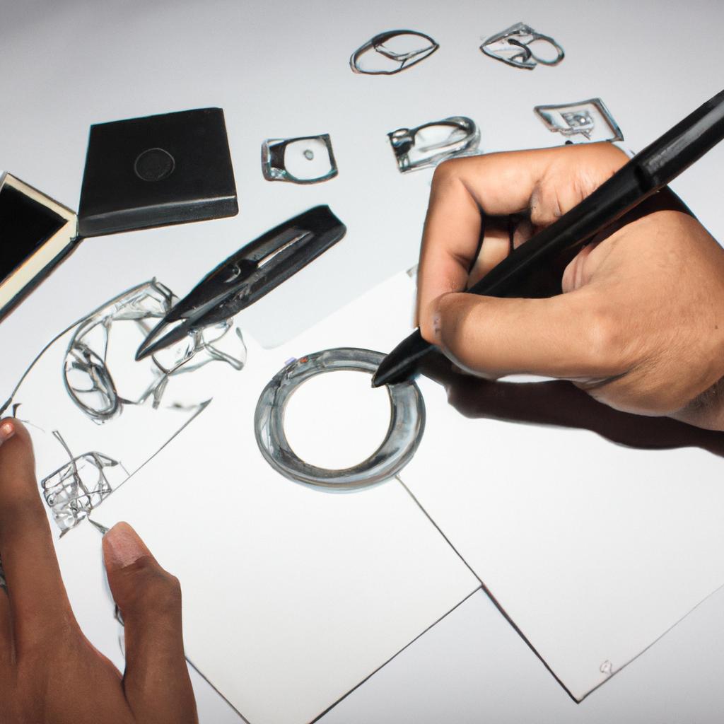 Person Sketching Product Design